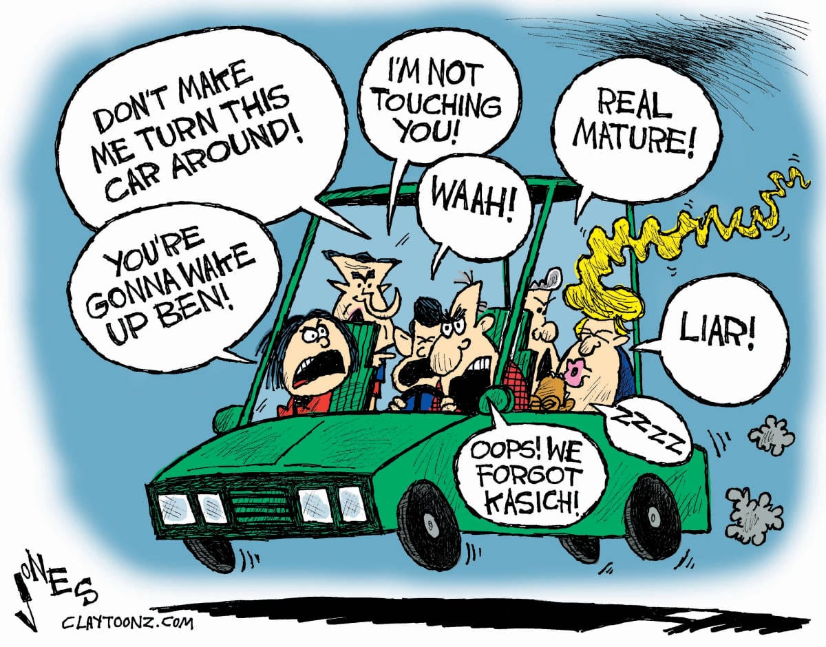 CARTOON "Republican Road Rage" The Independent News