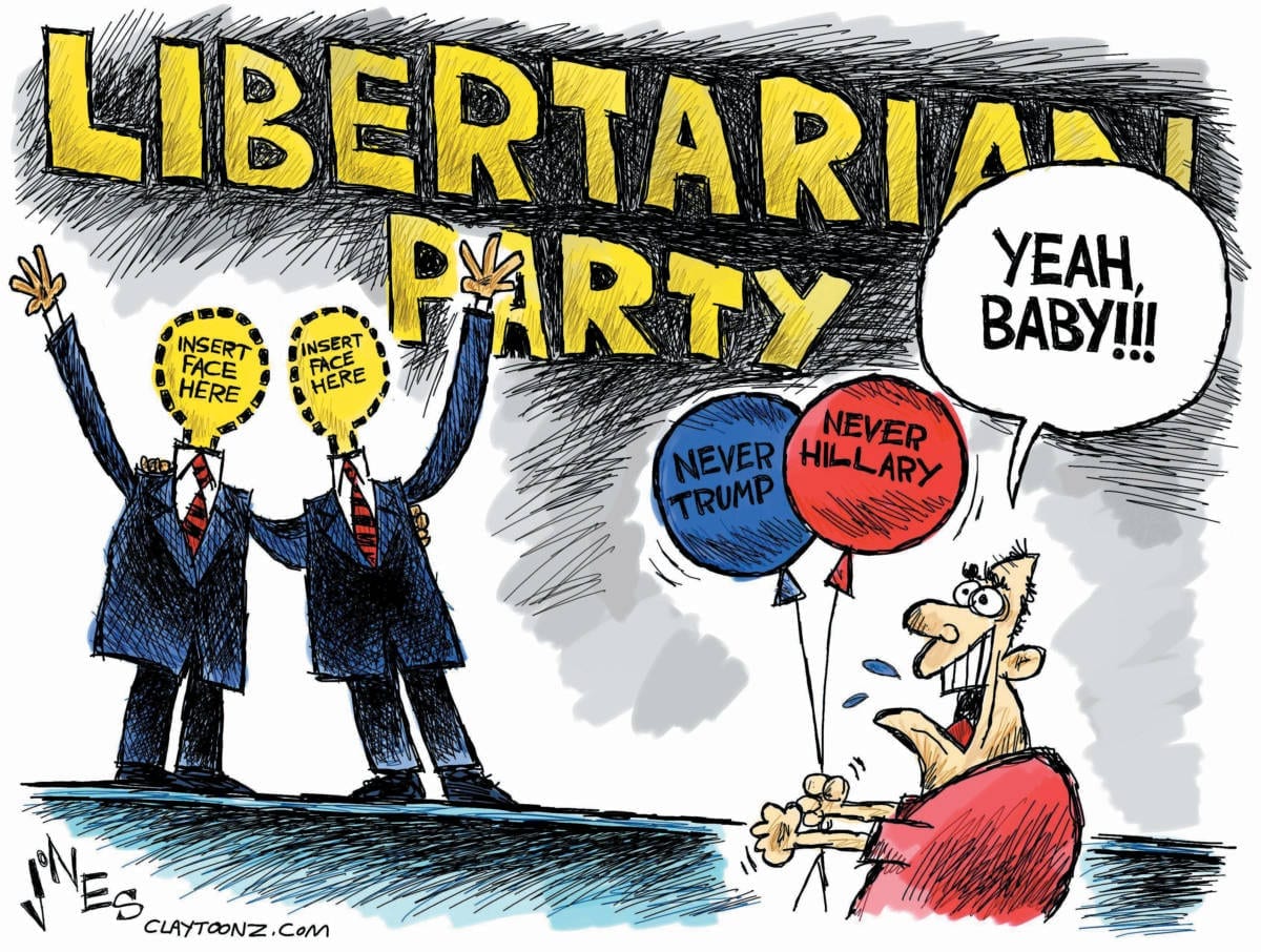 POLITICAL CARTOON "Third Party Enthusiasm" The Independent