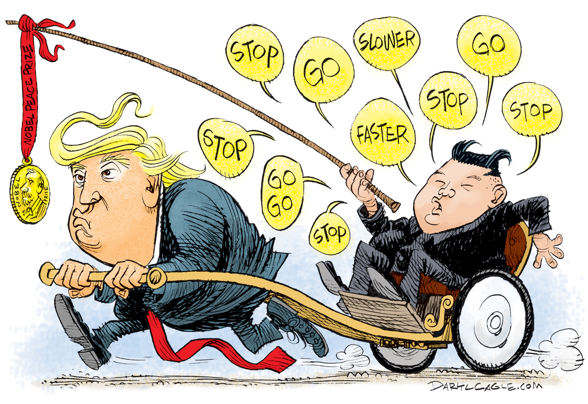 Cartoon: Trump's Nobel by Daryl Cagle - The Independent | News Events  Opinion More