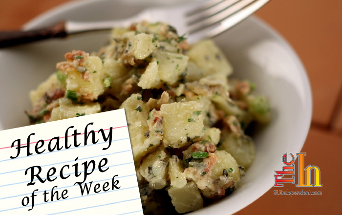 Top 10 healthy recipes, spinach potato salad