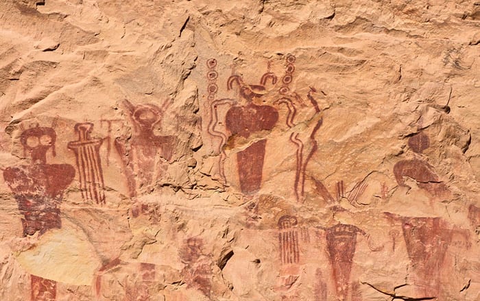 Barrier Canyon pictographs