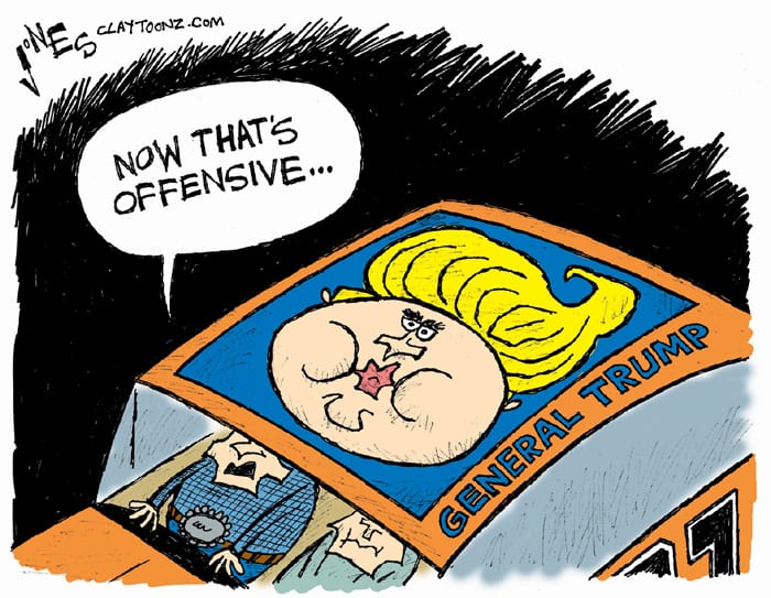 Donald Trump 2016 presidential election cartoon