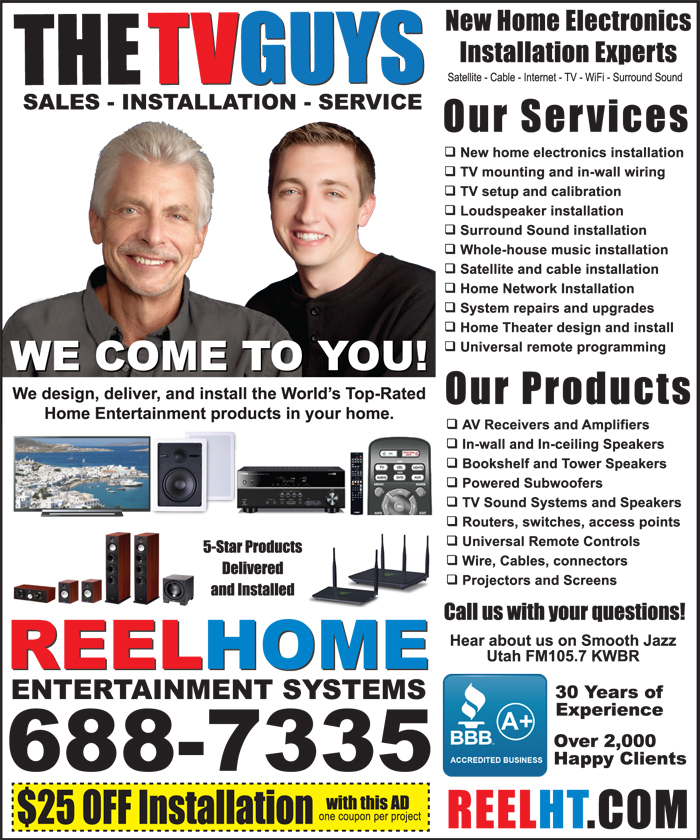 Reel Home Entertainment Systems Sales & Installation