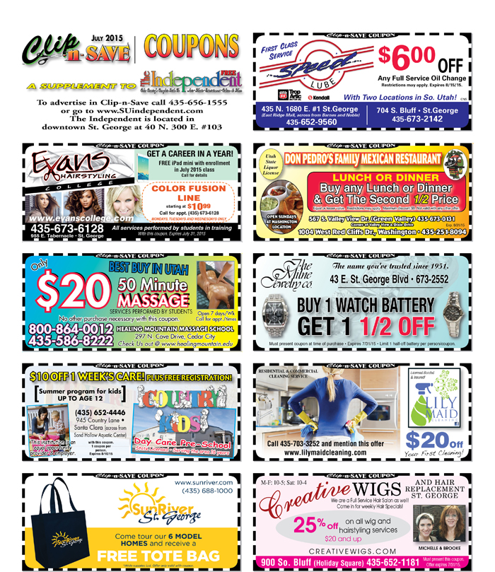 July 2015 Clip-n-Save Coupon Book