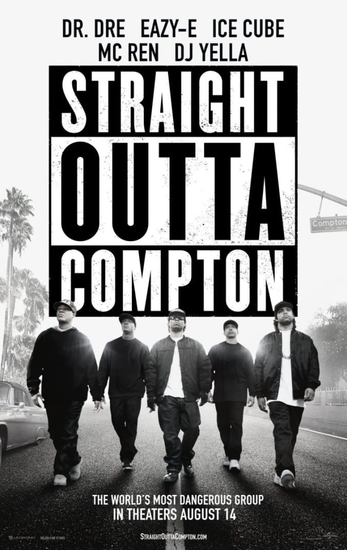 Movie Review: Straight outta compton poster