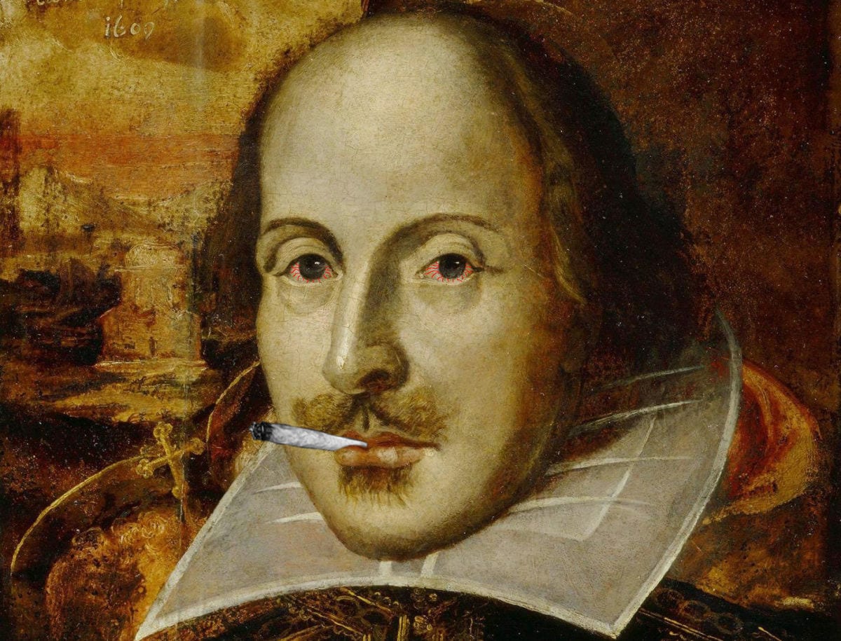 Shakespeare implicated as a stoner: verily, nothing is sacred