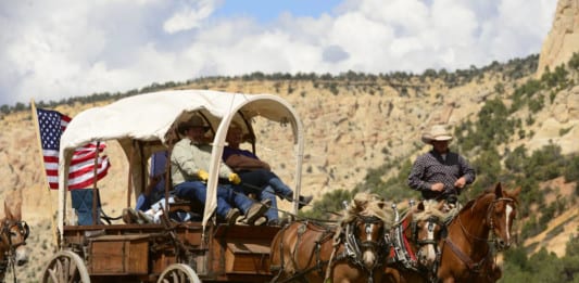 Western Legends Roundup wagon train: magic of the West