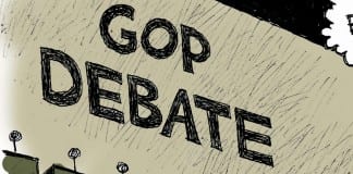 CARTOON: ‘Who’s Excited for the GOP Debate?’ by Clay Jones