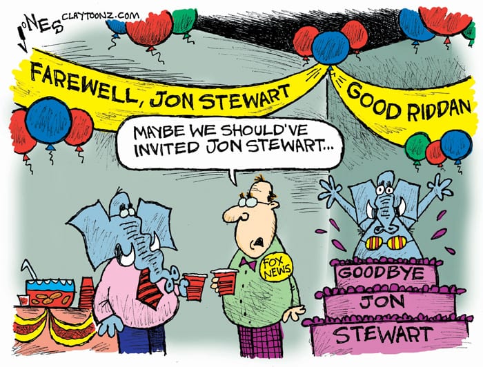 CARTOON: 'Farewell, Jon Stewart'
