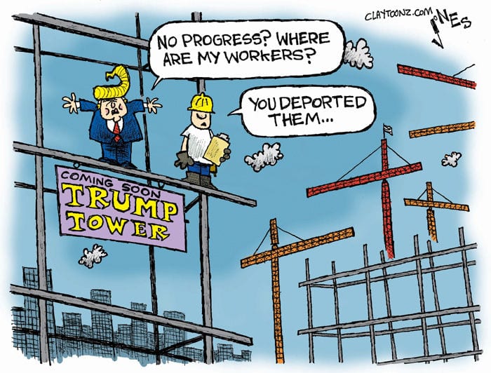 CARTOON: 'A Trump Construction Project' by Clay Jones
