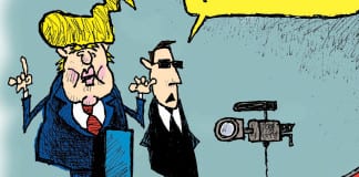 CARTOON: ‘Trumping the Press’ Trump press Univision Ramos
