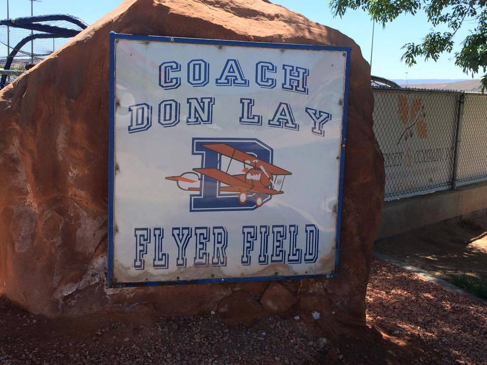 Don Lay Flyer baseball field name
