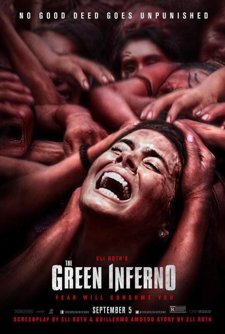 Movie Review Green Inferno Eli Roth poster