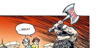 CARTOON: ‘Our New Neighbor!’ by Mark Savee Virgin Three Zion Sunset Resort lawsuit