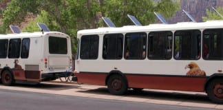Zion National Park shuttle schedule posted for October Zion National Park shuttle schedule