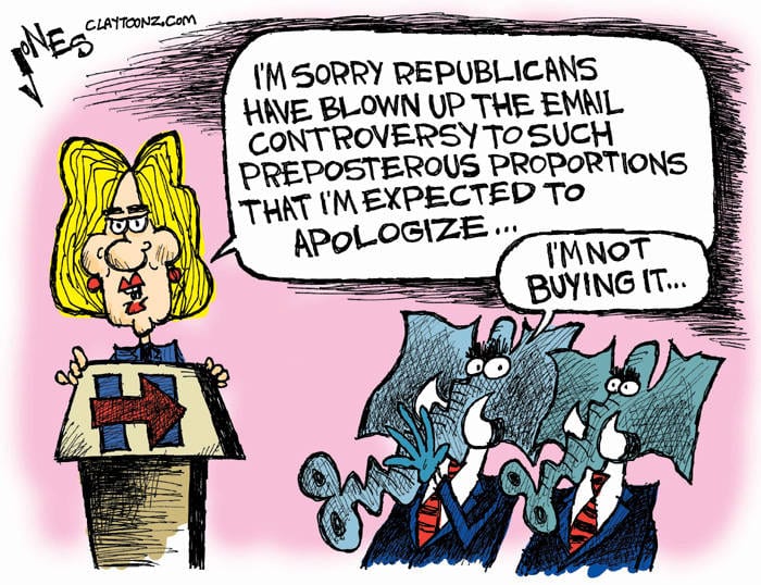 Hillary's apology email distraction