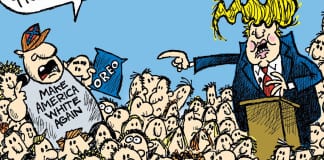 CARTOON: ‘Trump’s Birther Support’ Trump birther Obama muslim