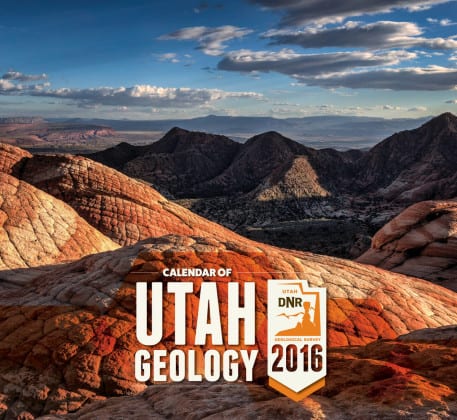 Utah Geological Survey 2016 calendar