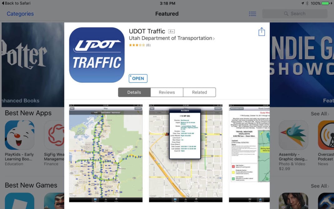 UDOT Traffic App