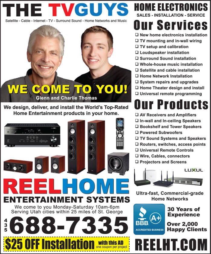 Reel Home Entertainment Systems Utah