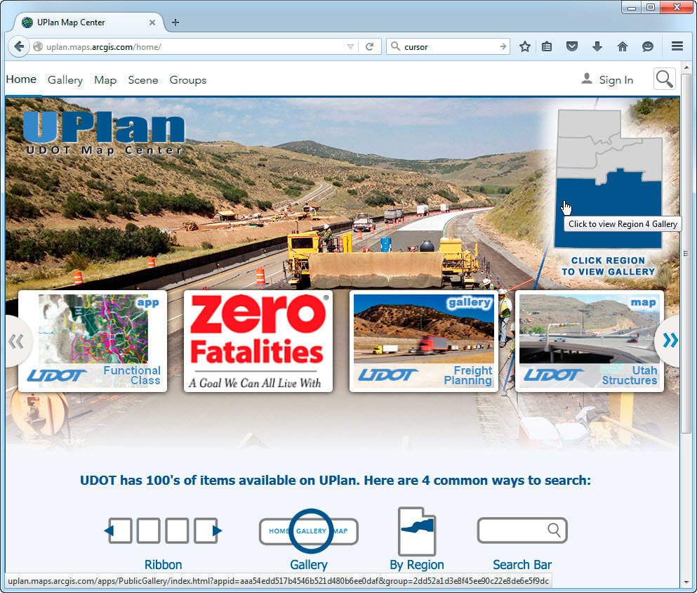 UPlan Home Page