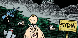 CARTOON: ‘Whose Quagmire Is It Anyway?’ Putin Obama Syria