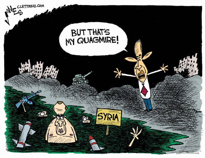cartoon Putin Obama Syria