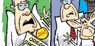 CARTOON: ‘Stuff Happens’ Jeb Bush Oregon shooting stuff happens