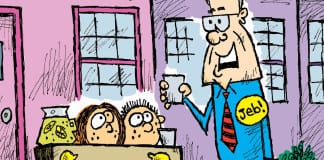 CARTOON: ‘Jeb Punches Down’ Marco Rubio verbal smackdown Jeb Bush