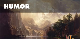 Local art gallery features painting of mountains, sparks controversy humor art gallery controversy