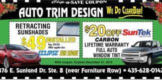 Deal of the Day: Auto Trim Design retracting sunshades and window tint specials Auto Trim Design Vehicle Accessories Utah