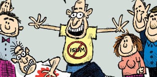 CARTOON: ‘Who’s Violent?’ Syrian refugees getting guns