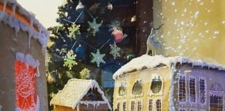 Twenty-Five Main wins 2015 Gingerbread Tour trophy at December Streetfest Twenty-Five Main 2015 Gingerbread Tour