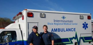 Dixie Regional donates ambulance to Santa Clara Fire Department Santa Clara Fire Department ambulance