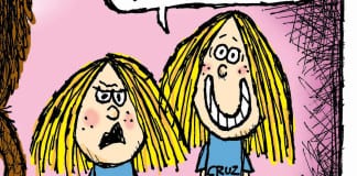 CARTOON: ‘Ted Cruz Battles Cartoons’ Ted Cruz children Ann Telnaes cartoon