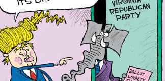 CARTOON: ‘Loyalty Pledges are for Losers’ donald trump virginia loyalty pledge