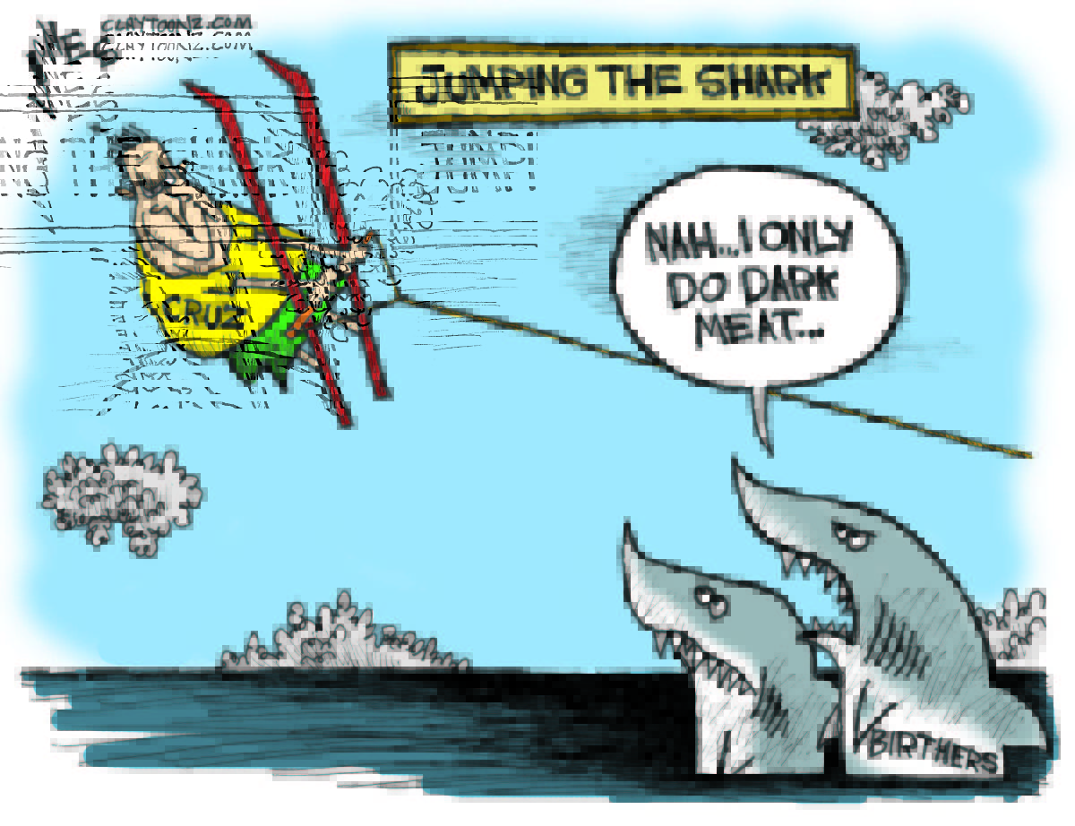 Cruz Trump Jumping the Shark