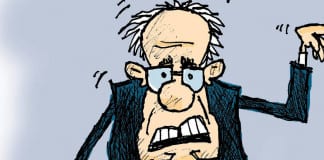 CARTOON: “Slots of Luck, Bernie” cartoon Claytoonz Clay Jones Slots of Luck Bernie