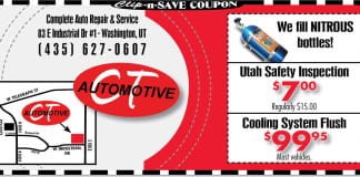 Safety Inspections St. George | February Specials at CT Auto Safety Inspections St. George
