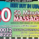 Cedar City Massage: $20 massage at Healing Mountain Massage School in February Cedar City Massage