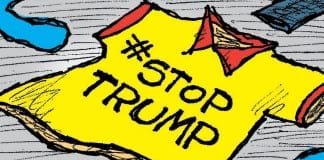 political cartoon Ted Cruz stop trump