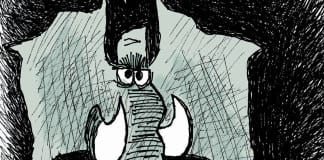 CARTOON: “Muscles For Brussels” political cartoon Brussels bombing