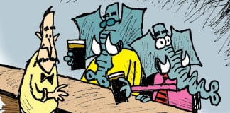 CARTOON: “Riding With Mittens” Donald Trump Mitt Romney cartoon Riding With Mittens