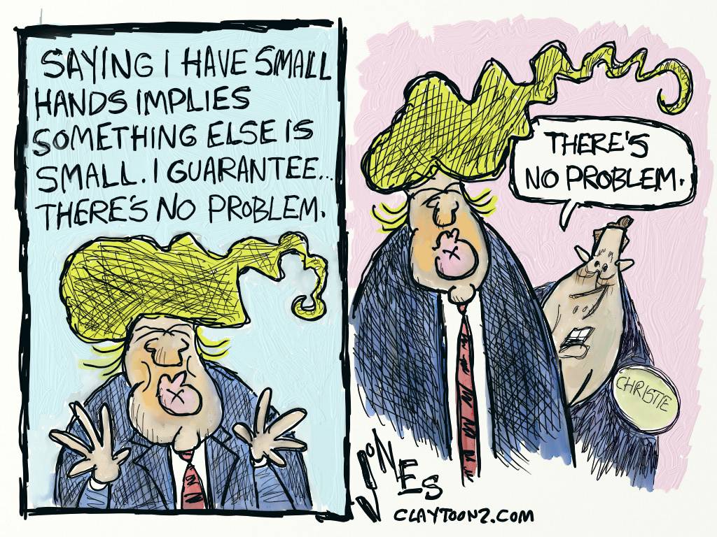 political cartoon Donald Trump