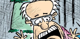 CARTOON: “Bernie’s Pretty Little Unicorn” political cartoon Bernie Sanders Hillary Clinton unicorn