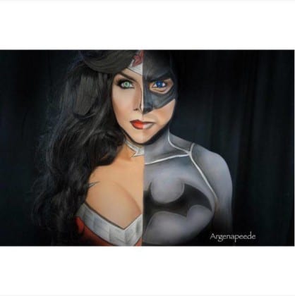 superheroes makeup art