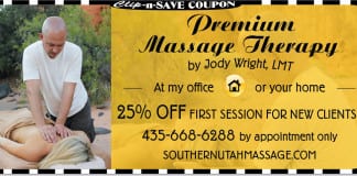 Southern Utah Massage Therapy | Home or Office | Jody Wright, LMT Southern Utah Massage Therapy