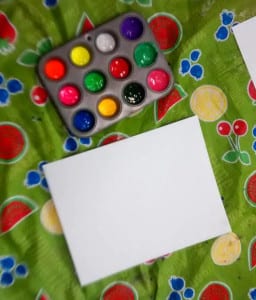 finger painting activity