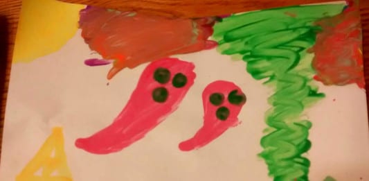 finger painting activity