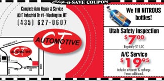 Auto Repair St. George | CT Auto Repair April Specials Auto Repair St. George